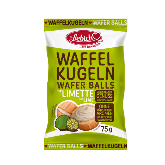 LIEBICH Waffelkugel Limette 75g BT
