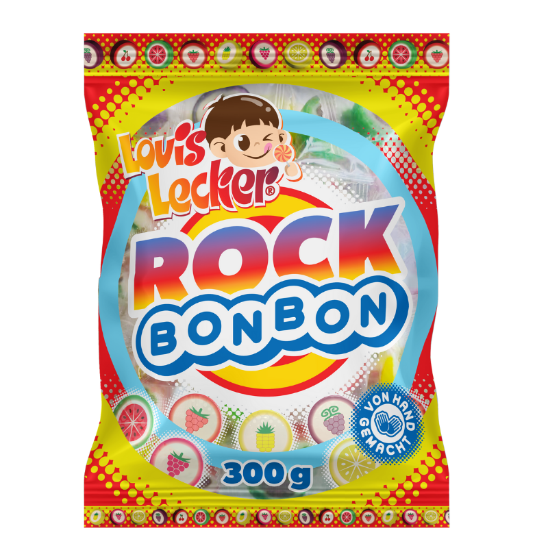 LOUIS LECKER Rocks Bonbons 300g BT
