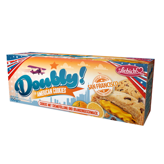 LIEBICH Doubly mit Orangencreme 160g PK