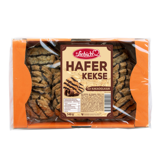LIEBICH Haferkekse Kakaoglasur 540g PK