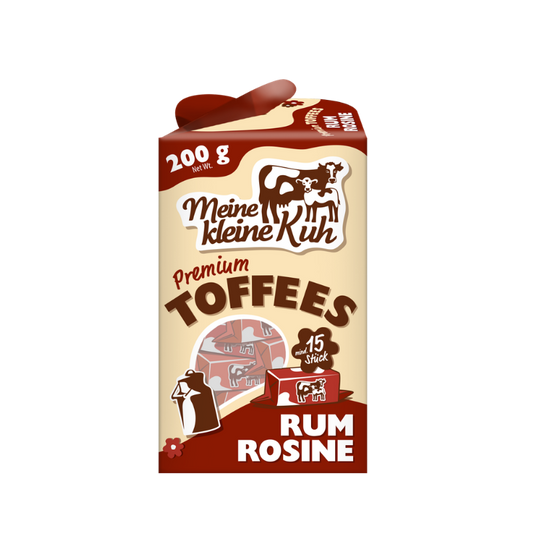 MEINE KLEINE KUH Premium Fudges Rum Rosine 200g
