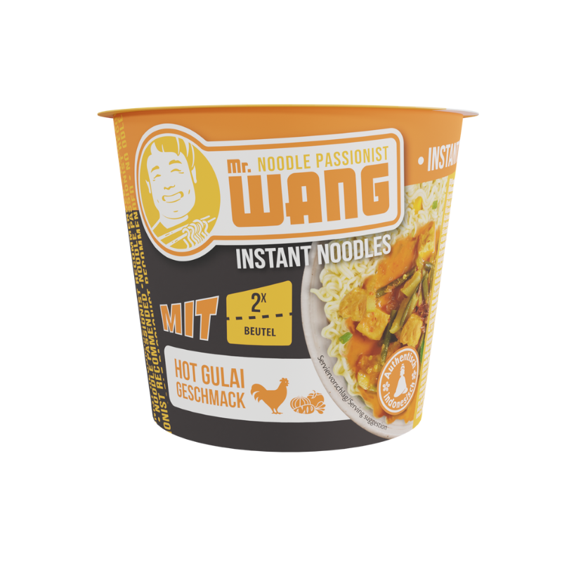 MR WANG Instant Nudeln Hähn-Gula 65G BE