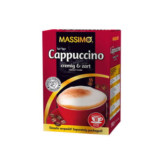 MASSIMO Cappuccino cremig &  zart einzelverpackt