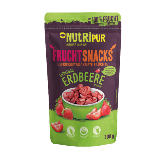 FRUCHTSNACKS FD Erdbeeren 300g BT