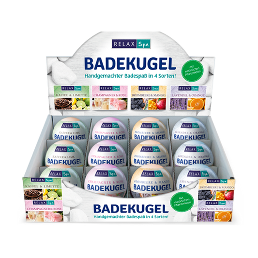 RELAX SPA Badekugeln 4fach sort. 165g
