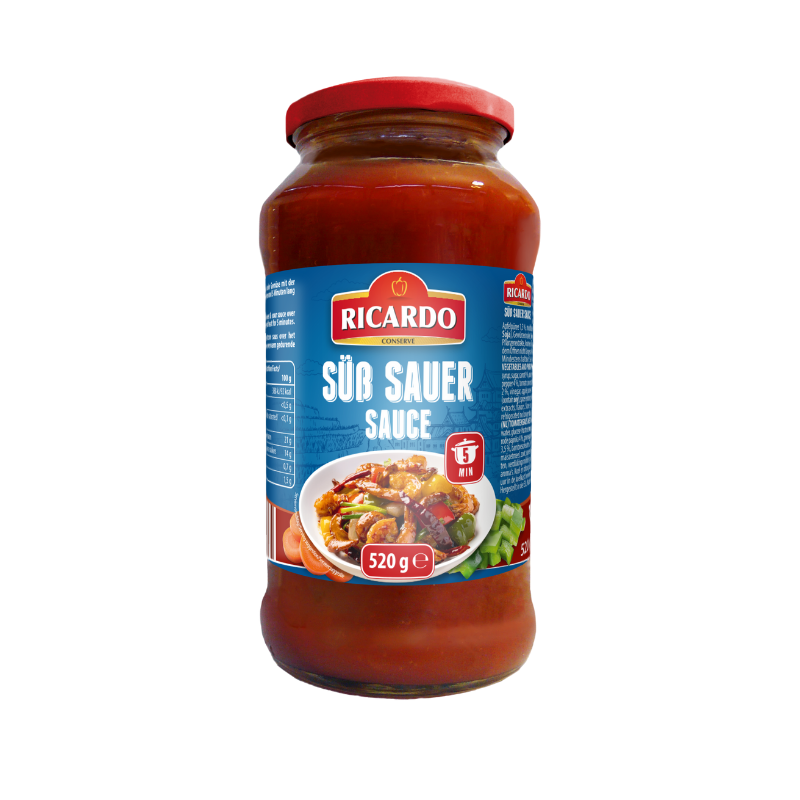 RICARDO Süß-Sauer Sauce 520g GL