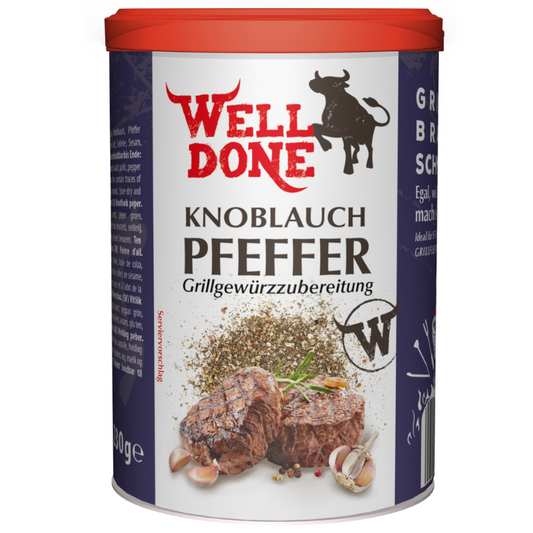 WELL DONE Knoblauchpfeffer 230g PWDS