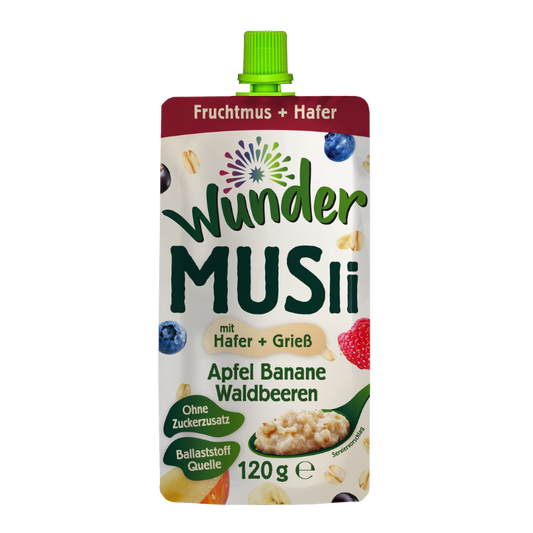 WUNDER Musli Apf.-Ban.-Waldb.-Ha 120g BT