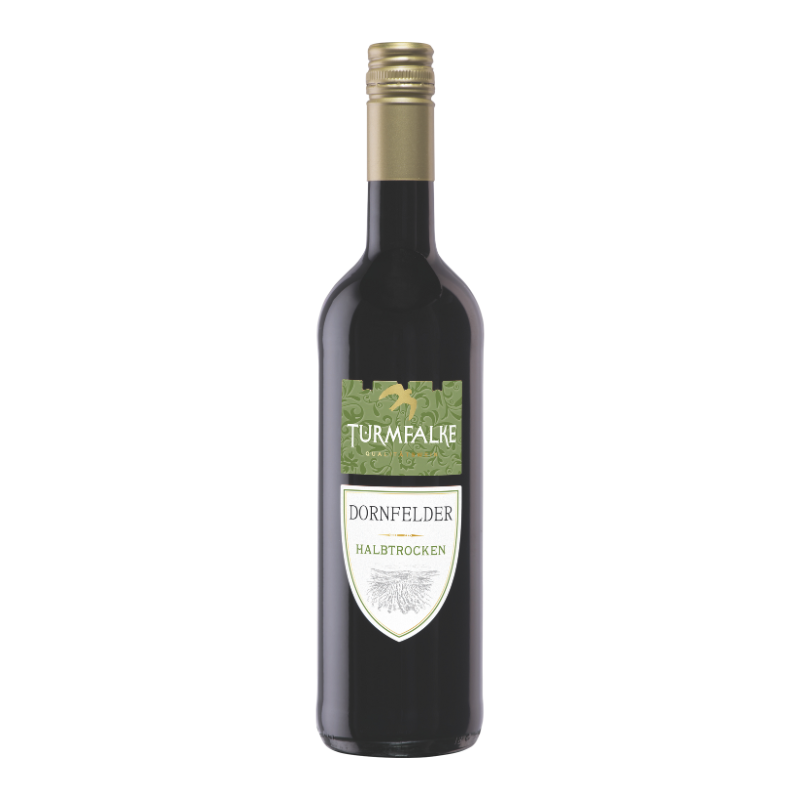 TURMFALKE Dornfelder halbtro. 0,75l FL 12% vol.