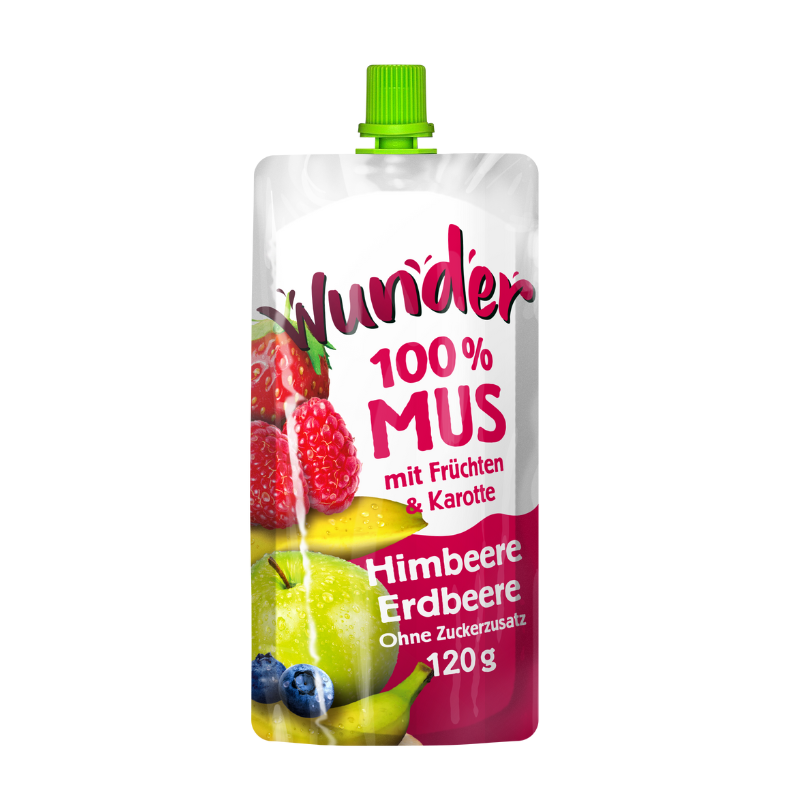 WUNDER Mus Erdbe.-Himbe.-Blaube. 120g BT