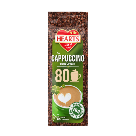HEARTS Cappuccino Irish 1kg STBT