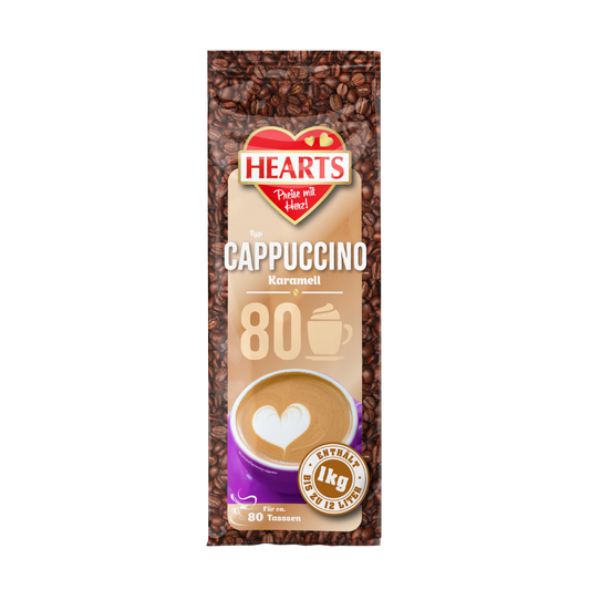 HEARTS Cappuccino Karamell 1kg STBT