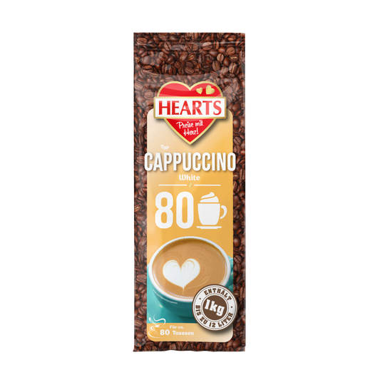 HEARTS Cappuccino White 1kg STBT