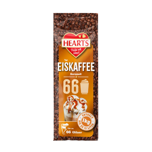 HEARTS Eiskaffee Karamell 1kg STBT