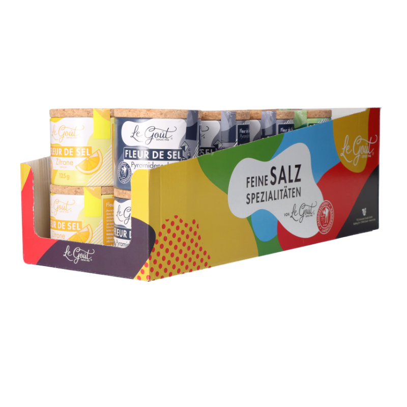 LE GOUT Pyramidensalz/Zitrone 2fach sort